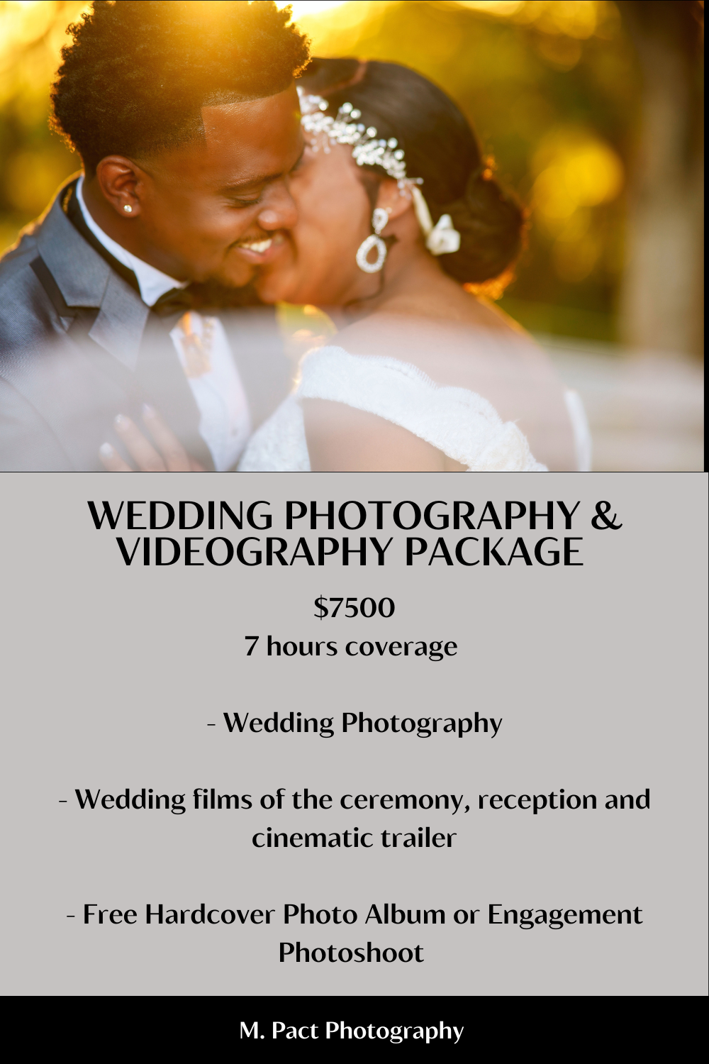 Wedding Photography and Videography Package